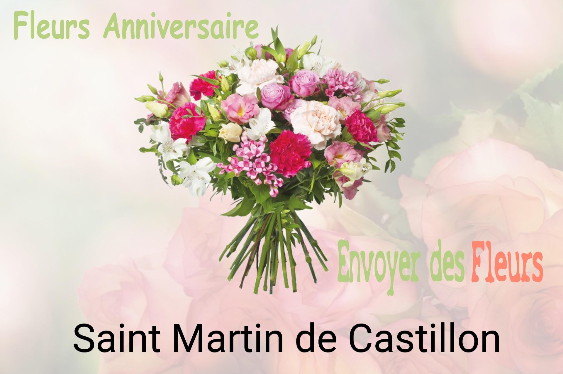 Bouquet de fleurs d’anniversaire livré à Saint-Martin-de-Castillon